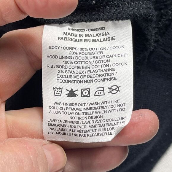 Nike Black LeBron James NBA All-Time Scoring Record Pullover Hoodie Size Medium - Picture 6 of 7